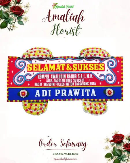 Papan Bunga Ucapan Selamat Waway Karya